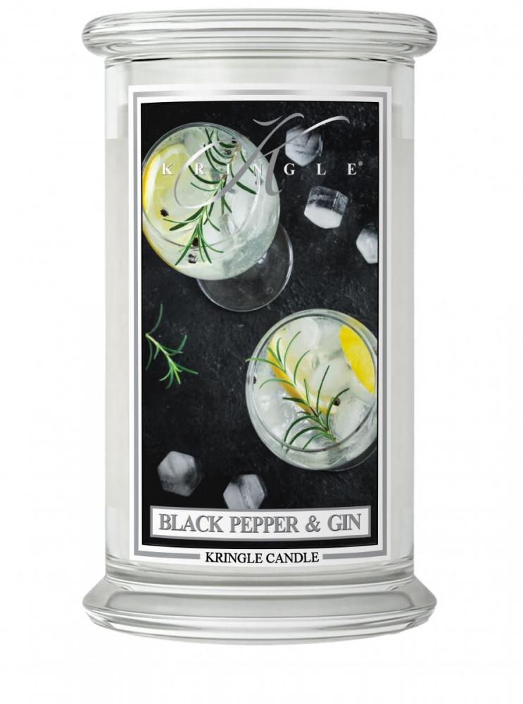 Kringle Candle 623g - Black Pepper & Gin